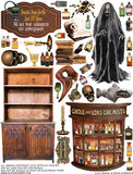 Ghoul and Sons Chemists Collage Sheet