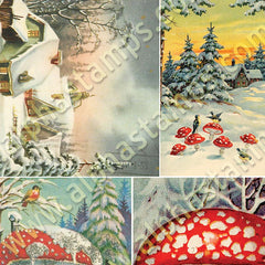 Gnome Home Collage Sheet