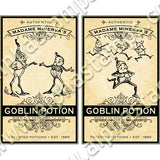 Goblin Labels Collage Sheet