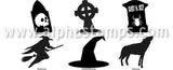 Halloween Silhouettes Set Download