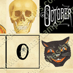 Halloween 2x2s Collage Sheet