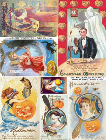Halloween Romance Collage Sheet