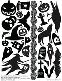 Halloween Silhouettes Collage Sheet