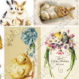 Happy Easter Collage Sheet