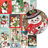 Happy Snowmen Collage Sheet