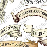Holiday & Seasonal Banners Collage Sheet