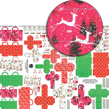 Holiday Bags, Tags & Boxes Collage Sheet