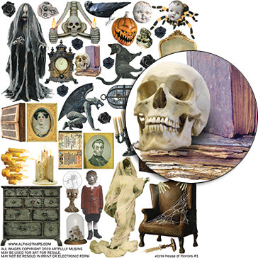 House of Horrors #1 Collage Sheet