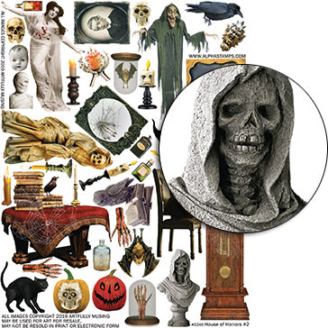 House of Horrors #2 Collage Sheet