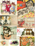 K is for Kittens Collage Sheet