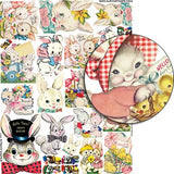 Kitschy Easter Collage Sheet