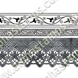 Lace Edgings Collage Sheet