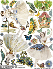 Land of the Butterfly Queen #2 Collage Sheet