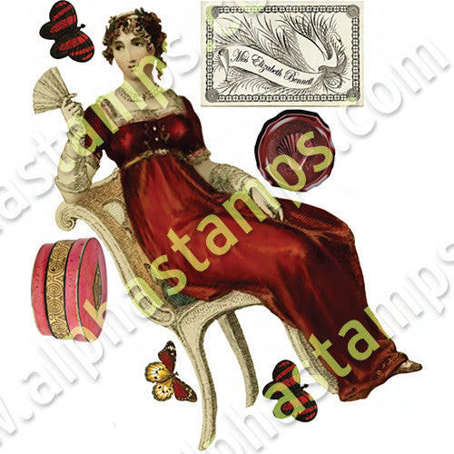 Letters from the Past 2 Collage Sheet | Alpha Stamps