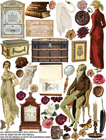 Letters from the Past 1 Collage Sheet