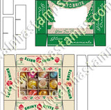 Mid-Century Miniature Ornament Boxes Half Sheet