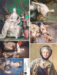 Madame de Pompadour Collage Sheet