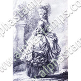 Marie Antoinette Finely Drawn Collage Sheet