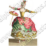 French Ballet Costumes Collage Sheet