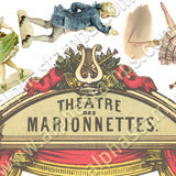 Marionnette Theatre Collage Sheet