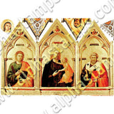 Medieval Triptychs Collage Sheet