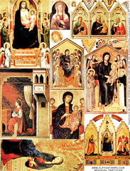 Medieval Triptychs Collage Sheet