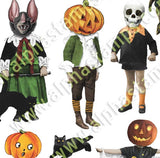 Mini Halloween Darlings Half Sheet