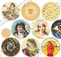 Gypsy Charms Mini Collage Sheet