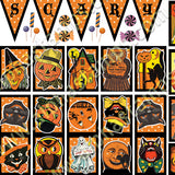 Mini Halloween Banners Collage Sheet
