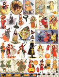 Mini Halloween Costumes Collage Sheet
