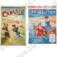 Mini Vintage Beach Posters Half Sheet