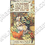 Miss Muffet and the Spider Collage Sheet