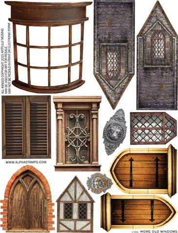 More Old Windows Collage Sheet