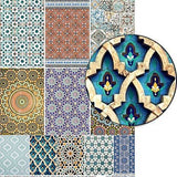Moroccan Tiles Collage Sheet