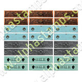 Narrow Matchbox Drawer Fronts Collage Sheet