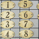 Faux Metal Number Plates