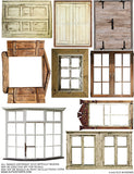 Old Windows Collage Sheet