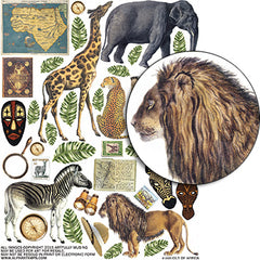 Out of Africa Collage Sheet