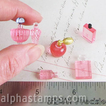 Pink French Perfume Bottle - Set of 6*