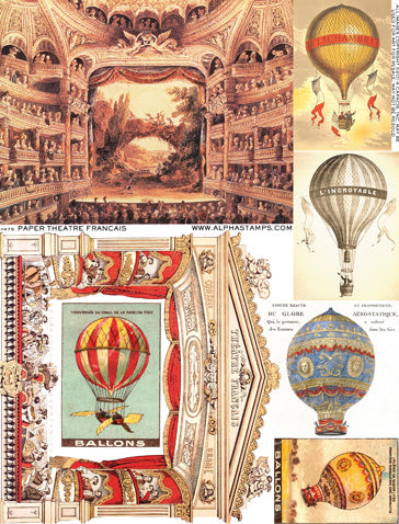 Paper Theatre Francais Collage Sheet