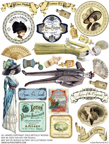 Parfumerie #2 Collage Sheet