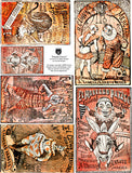 Posada Clowns Collage Sheet