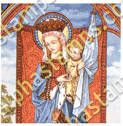 Prayer Card Madonnas Collage Sheet 