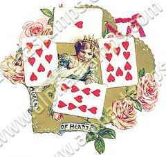 Queen of Hearts #3 Collage Sheet