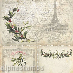 Noel Vintage French Postcards Rice Paper - SOLD OUT
