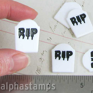 Resin RIP Tombstones