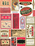 Red Labels Collage Sheet