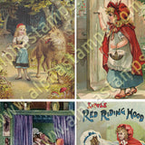 Red Riding Hood Windows Collage Sheet