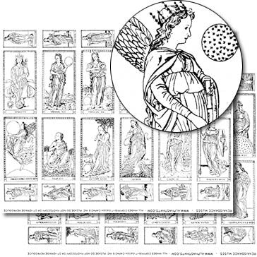 Renaissance Muses Collage Sheet Set