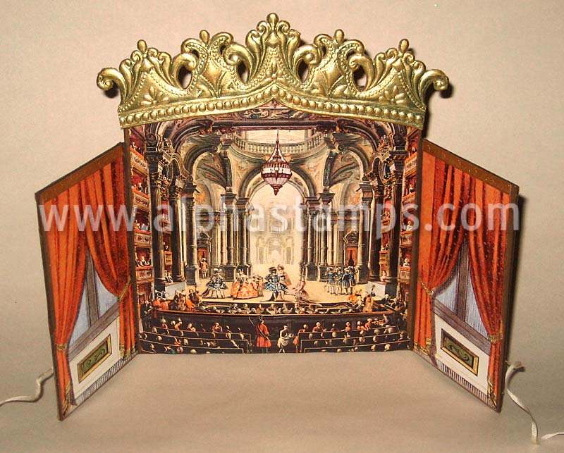 Square Shrine Opera House Collage Sheet | Alpha Stamps